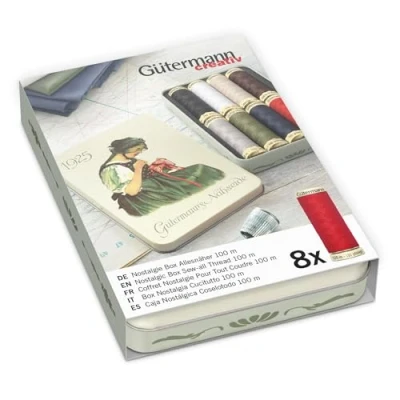 Image de Gütermann Set de fils à coudre &#039;Couleurs basiques&#039;,8 bobines
