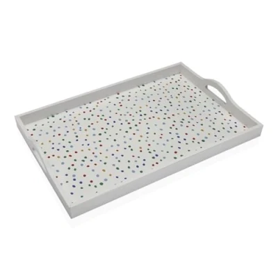 Afbeelding van Dienblad Versa Dotty Hout MDF 30 x 5 45 cm