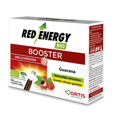 Afbeelding van Ortis Red Energy Booster Bio Shots 10ST