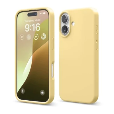 Afbeelding van elago Compatibel met iPhone 16 hoesjes, hoogwaardige vloeibare siliconen hoes, volledige beschermhoes, schokbestendig, slanke telefoonhoes