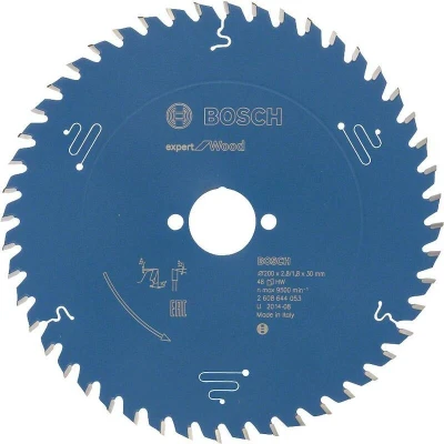 Image de BOSCH 2608644053 lame de scie circulaire Expert pour le bois, 200 x 30 2.8 mm, 48T