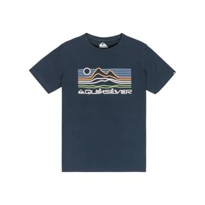 Afbeelding van Quiksilver Tshirt print voor kinderen, Maat: 128, Dark navy