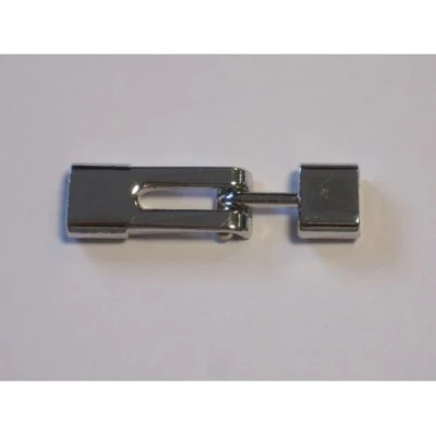 Afbeelding van Koordsluiting plat platinum 13x47mm gat 25x95mm 1 ST 12281 8101