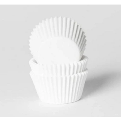 Afbeelding van Cupcake Cups HoM MINI Wit 35x23mm. 500st.