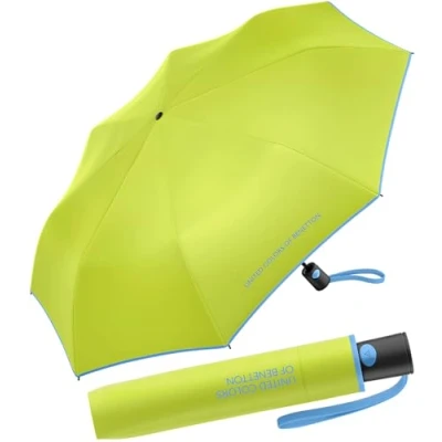 Afbeelding van Benetton Mini AC Zakparaplu, limoenzuur, 95 cm, Zure limoen.