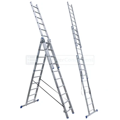 Afbeelding van Alumexx 3 delige Reformladder 3x10 Sporten