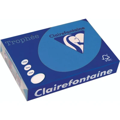 Afbeelding van Clairefontaine Trophée Intens, Gekleurd Papier, A3, 120 G, 250 Vel, Turkoois Papier