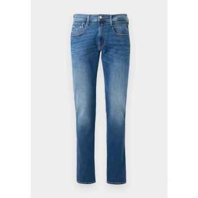 Afbeelding van Replay Anbass Pants Slim fit jeans, Heren, Maat: 38x34, Medium blue