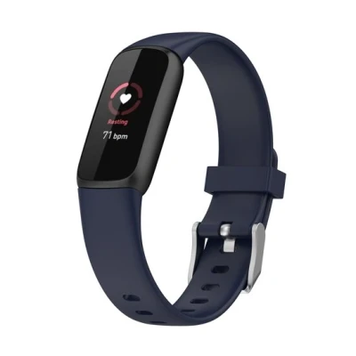 Afbeelding van Fitbit Luxe Sportbandje met gesp Maat: Small Donkerblauw