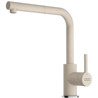 Afbeelding van Franke Lina L Keukenkraan Coffee cream met Uittrekbare Uitloop 115.0728.488