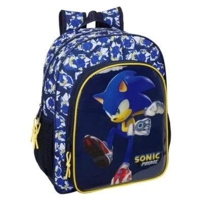 Afbeelding van Schoolrugzak Sonic City Blauw 32 x 38 12 cm