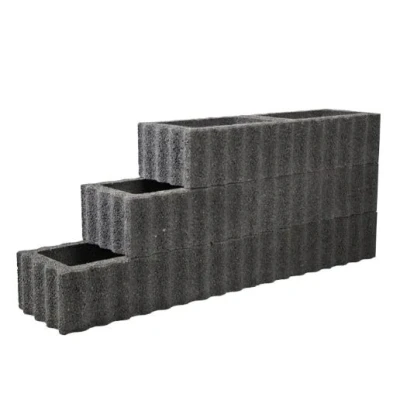 Afbeelding van Kubusflor Zwart 40x30x25cm