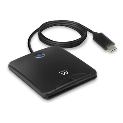 Afbeelding van Ewent USB C Smart Card ID reader EW1055