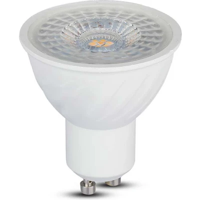 Afbeelding van V TAC VT 247D N GU10 Dimbare LED Spots Lens 110 Samsung IP20 Wit 6W 445 Lumen 4000K 5 Jaar