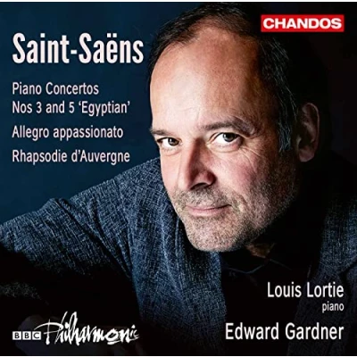 Afbeelding van Louis Lortie, BBC Philharmonic Orchestra, Edward Gardner Saint Saëns: Piano Concertos 3 &amp; 5 Egyptian (CD)