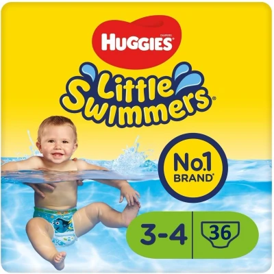 Afbeelding van 3x Huggies Little Swimmers maat 3 4 (7 15 kg) 12 stuks