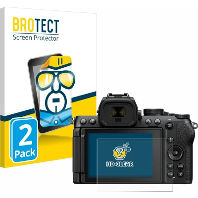 Afbeelding van BROTECT Screenprotector voor Nikon Z50 II Folie Beschermfolie transparant (2 Stuks)