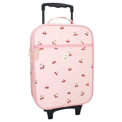 Afbeelding van Kidzroom Sevilla Current Legend Trolley Suitcase pink2 Zachte koffer