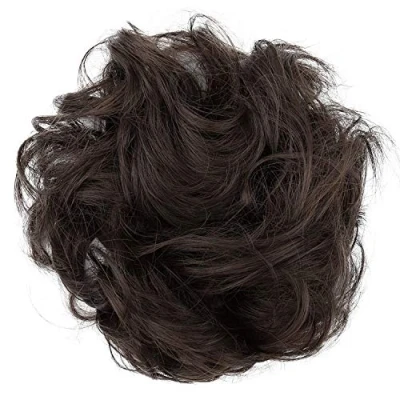 Afbeelding van Prettyshop G15A haarverlenging voor bruidskapsels, volumineus en rommelig haar, bruin