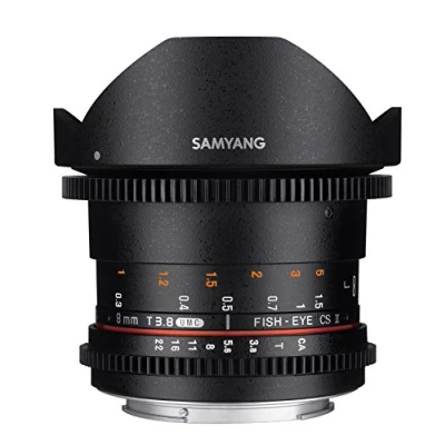 Afbeelding van Samyang 8mm T3.8 Umc Vdslr Fisheye Cs II Prime lens geschikt voor Canon Spiegelreflex