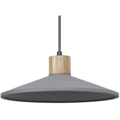 Afbeelding van LEDVANCE Concrete Wood hanglamp, Ø 32 cm, beton, grijs