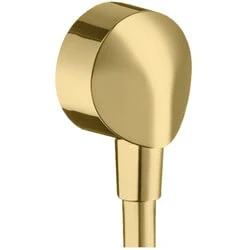 Afbeelding van Hansgrohe FixFit muuraansluitbocht E zonder terugslagklep Polished