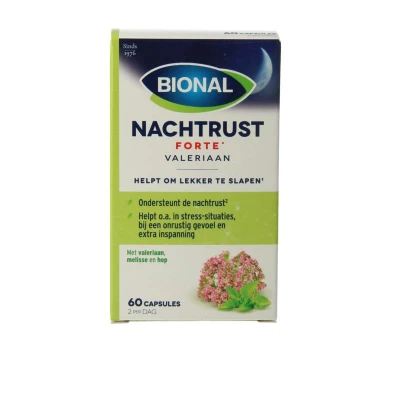Afbeelding van Bional Nachtrust Extra Sterk Capsules 1x60st eFarma