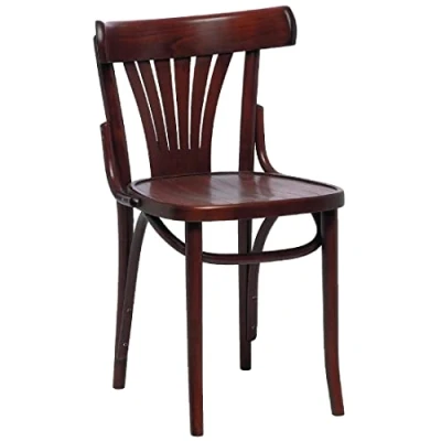 Afbeelding van Fameg Bentwood Stoelen Walnoot (2 Stuks) CF143 Horeca &amp; Professioneel