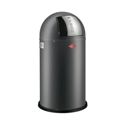 Afbeelding van Afvalbak Wesco Pushboy, grafiet mat