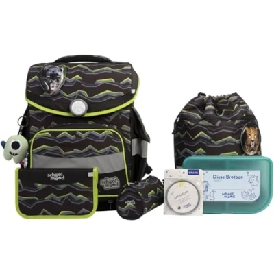 Afbeelding van School Mood Timeless Pro Schooltas set 7 delig