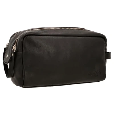 Afbeelding van Gusti Leder Finja Toilettas, Maat: One Size, Schwarz
