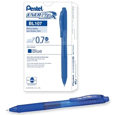 Afbeelding van Gelschrijver Pentel Energel X blauw 0.4mm