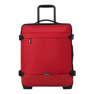 Afbeelding van Samsonite Reistas/Backpack Roadseeker DF/whls 55cm + rugzak Brick red 50 l