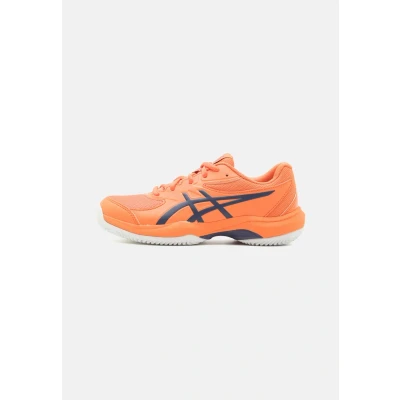 Afbeelding van Asics Gelgame 10 CLAY Unisex Tennisschoenen voor alle ondergronden kinderen, Maat: 40, Nova orange/indigo fog Imitatieleer/ textiel