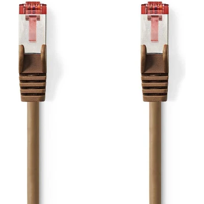 Afbeelding van Netwerkkabel Cat6 S/FTP 30 meter (100% koper, LSZH, Geel)