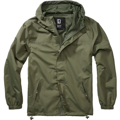 Afbeelding van Brandit Herren Jacke Summer Windbreaker Frontzip Oliv XXL