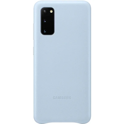 Afbeelding van Galaxy S20 (5G) Leren Hoesje EF VG980 Blauw Samsung Smartphone Hoesjes Geen Verzendkosten &amp; Morgen In Huis