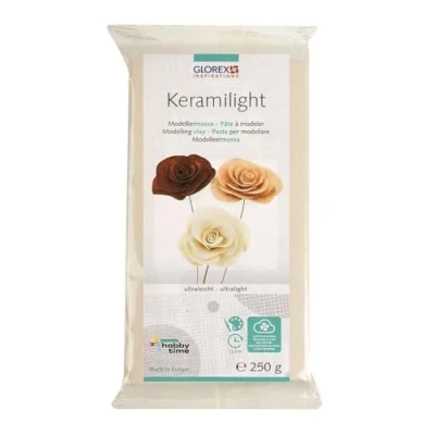 Image de Keramilight Pâte à modeler Blanc 250 g