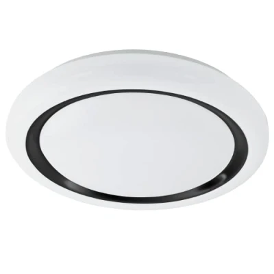 Afbeelding van EGLO Capasso Plafond en Wandlamp LED Ø 48 cm WitZwart