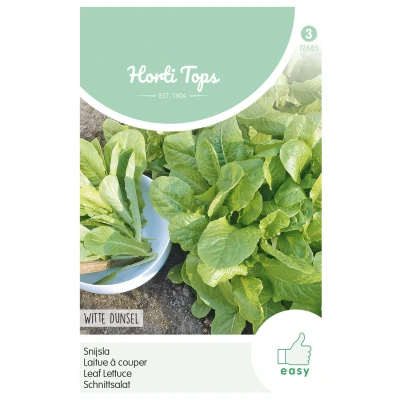 Afbeelding van Hortitops Snijsla Witte Dunsel Groentezaden 10 g
