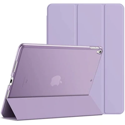 Afbeelding van JETech Hoes voor iPad Air 3e Generatie 10,5 Inch (2019) en Pro (2017), Case met Automatisch Wekken/Slapen (Lichtpaars)