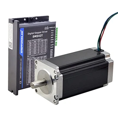 Afbeelding van STEPPERONLINE 1 assige CNC stappenmotor Kit 3,0 Nm (425 oz.in) Nema 23 &amp; stappenmotoraandrijving voor 3D printers/CNC freesmachines