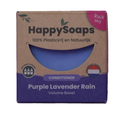 Afbeelding van HappySoaps Conditioner Bar Lavender Bliss Paars 65 gr
