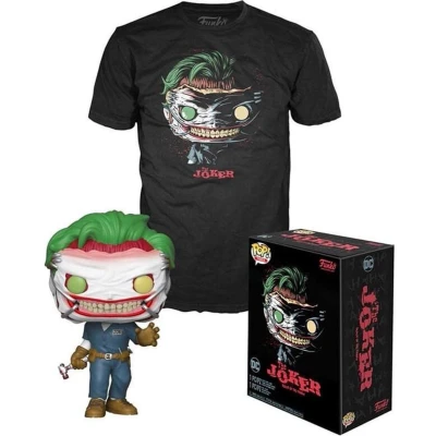 Afbeelding van Funko Pop! DC Comics &amp; Tee Box Death of Joker T shirts Maat M