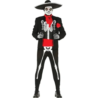 Afbeelding van Halloween Kostuum Skelet Day of the Dead