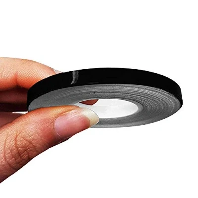 Afbeelding van 4R Quattroerre.it 10468 Trim Stripes plakstrips voor auto&#039;s, zwart, 5 mm x 10 m