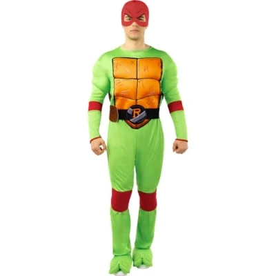 Afbeelding van FUNIDELIA Raphael Kostuum voor mannen De Ninja Turtles Maat: S