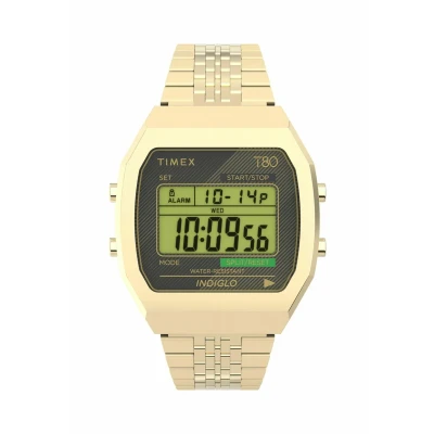 Afbeelding van Timex T80 TW2V74300 Horloge Staal Goudkleurig Ø 40 mm