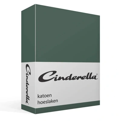 Afbeelding van Cinderella katoen hoeslaken 1 persoons (90x200 cm) Groen