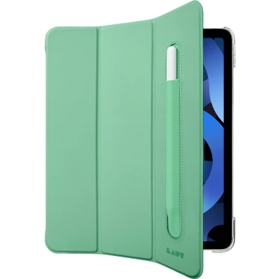 Afbeelding van Laut Huex with Pencil Holder hoes voor iPad Air 4 10.9 2020 &amp; 5 2022 groen